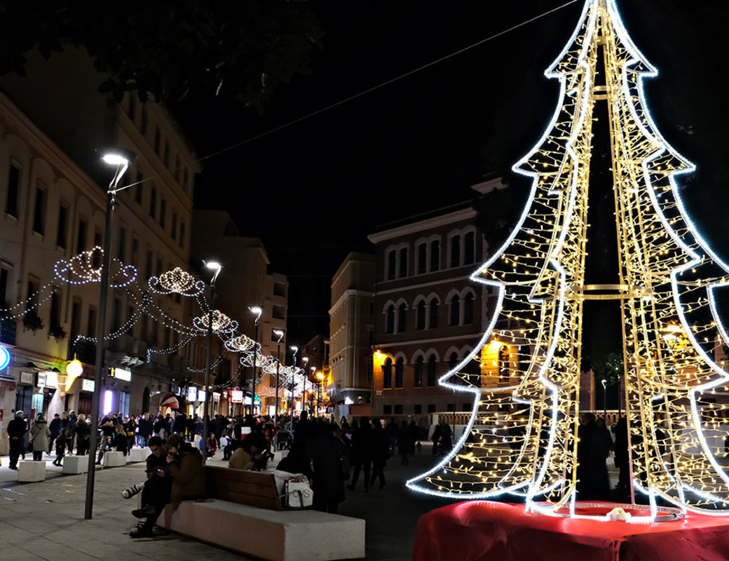 Christmas Lights in Cagliari