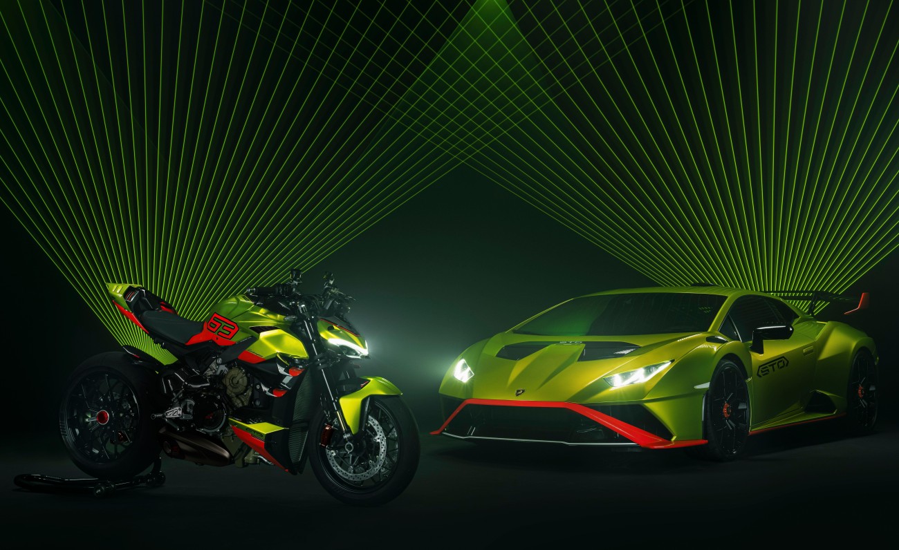 Ducati Streetfighter V4 Lamborghini, una moto esclusiva