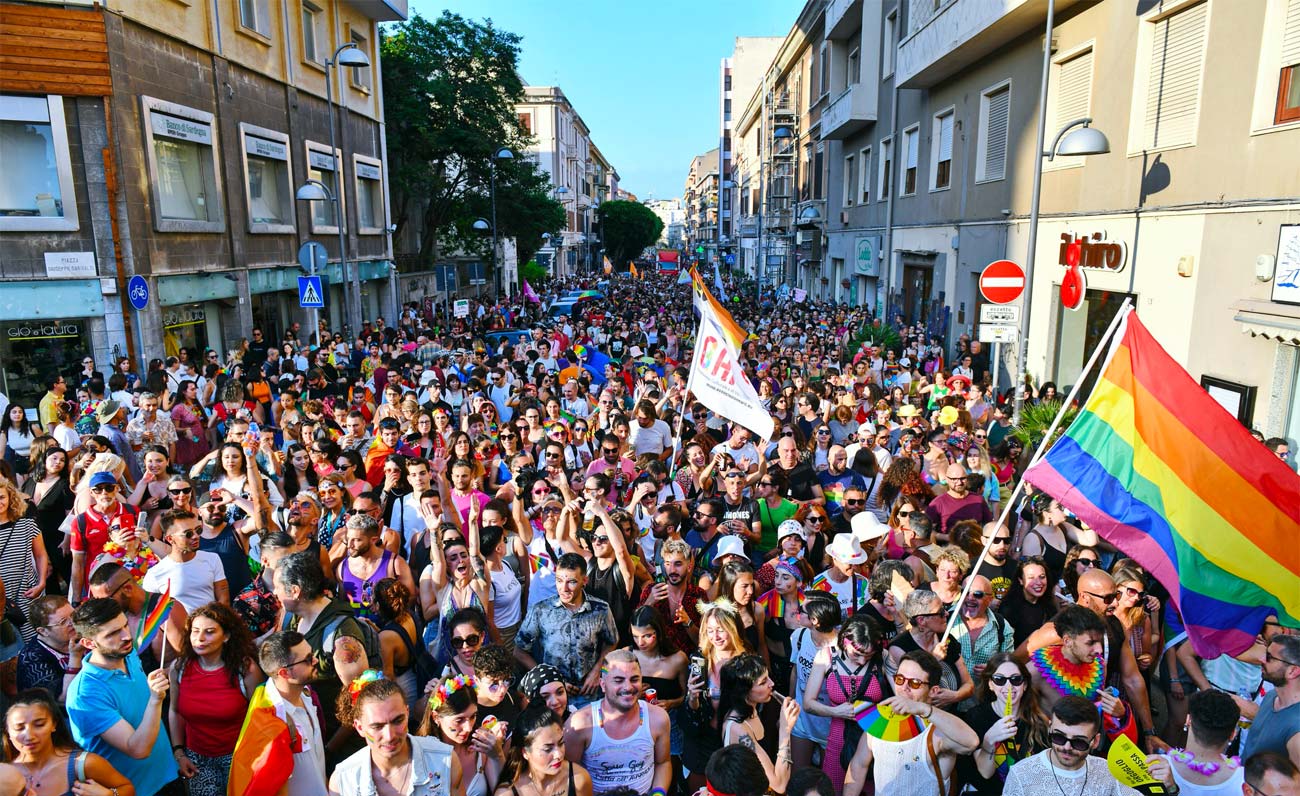 Solo per l’amore: 40mila a Cagliari per il Sardegna Pride
