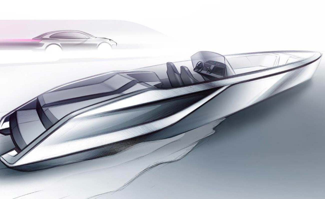 850 Fantom Air, avanguardia e sostenibilità firmata Frauscher e Porsche