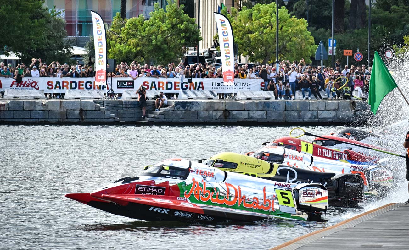 Tutto pronto a Olbia per le F1 del mare