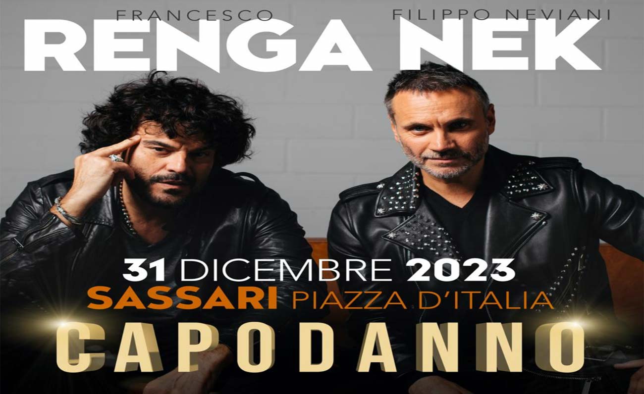 Renga e Nek per il capodanno di Sassari