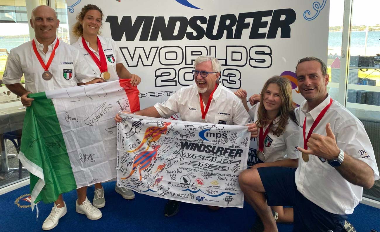 Pioggia di medaglie per l’Italia ai mondiali windsurfer in Australia